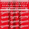 Custom Red White 3D Pattern Design Authentic Baseball Jersey - Image 4