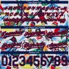 Custom White Navy-Red 3D Pattern Beach Hawaii Palm Trees Authentic Basketball Shorts - Image 3