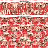 Custom Stitched Red Cream 3D Skull Fashion Flower Sports Pullover Sweatshirt Hoodie - Image 3