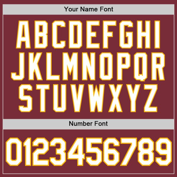 Custom Burgundy White-Gold Authentic Baseball Jersey - Image 5