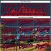Custom Navy Red Los Angeles California City Edition 3D Bomber Full-Snap Varsity Letterman Jacket - Image 4