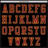 Custom Black Crimson-Gold Bomber Varsity Letterman Zipper Jacket - Image 4
