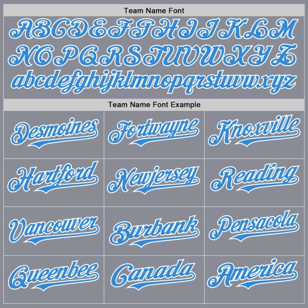 Custom Gray Powder Blue-White Bomber Full-Snap Varsity Letterman Two Tone Hoodie Jacket - Image 4
