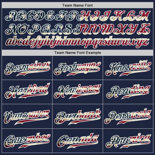 Custom Navy White Pinstripe Vintage USA Flag-White Authentic Baseball Jersey - Image 5