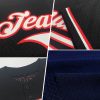 Custom Navy Royal-White Mesh Authentic Throwback Baseball Jersey - Image 2