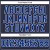 Custom Navy Royal-White Mesh Authentic Throwback Baseball Jersey - Image 5