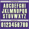 Custom Purple White-Neon Green Authentic Baseball Jersey - Image 5