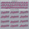 Custom Gray Pink-Kelly Green Authentic Sleeveless Baseball Jersey - Image 3