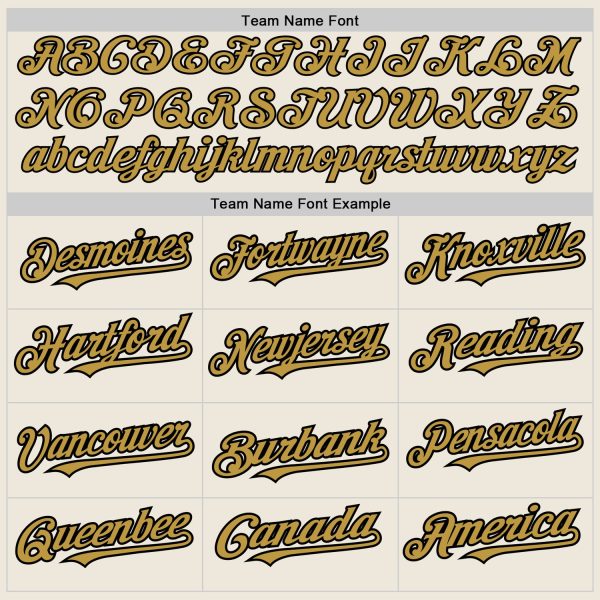 Custom Cream Black Pinstripe Old Gold Two-Button Unisex Softball Jersey - Image 4