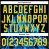 Custom Black Gold-Aqua 3D Pattern Design Flame Performance T-Shirt - Image 4