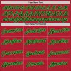 Custom Stitched Red Green-Neon Green Sports Pullover Sweatshirt Hoodie - Image 6